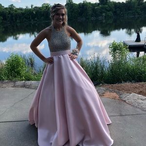 Beautiful Pink Jovani Prom Dress (has pockets)!